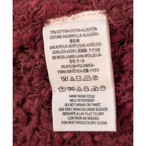 Free People Up The Ladder Sweater Medium Maroon Distressed Grunge
Streetwear - Picture 12 of 12